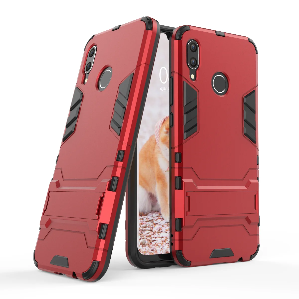For Huawei Nova 3 2 2S 3i P Smart Plus Case Cool Iron Man Hybrid Cover Hard Stand TPU Shockproof Mobile Phone Protective Coque |