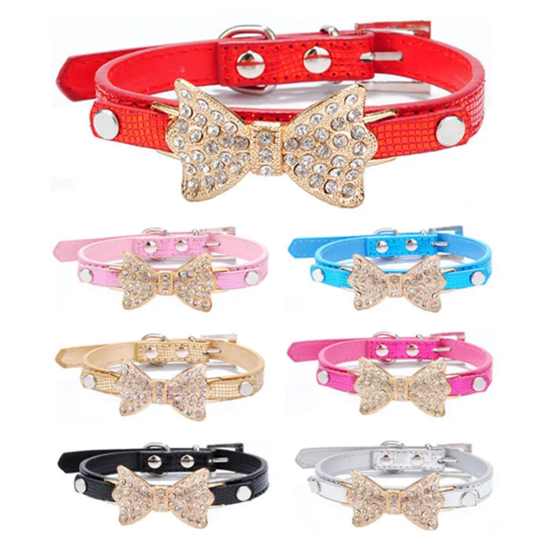 Luxury Pet Jewelry Rhinestone Princess Dogs Accessories Pet Necklace