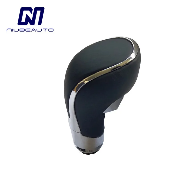 Black PU Leather Automatic Gear Shift Shifter Lever Stick Knob For Opel Vauxhall Buick Regal 20986270 6