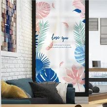 Наклейка на оконное стекло Прозрачный непрозрачные для ванной Творческий матовый шторы раздвижная дверь Туалет