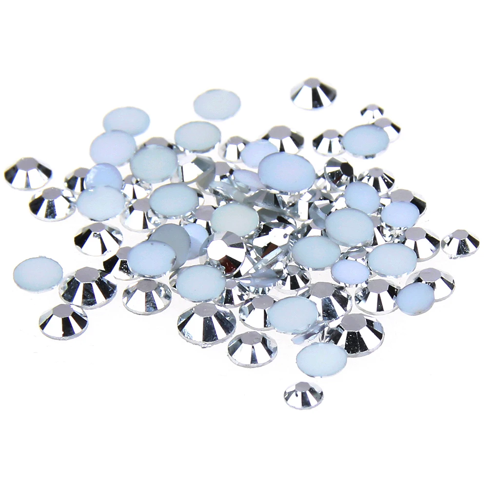 

1000pcs 2-5mm And Mixed Sizes Silver Coating Resin Rhinestones Non Hotfix Glitter For Nails Art Backpack DIY Design Decorations