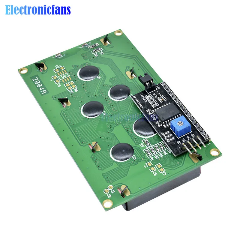 Синий Дисплей IIC I2C TWI SPI последовательный Интерфейс 2004 20X4 символов ЖК-дисплей модуль