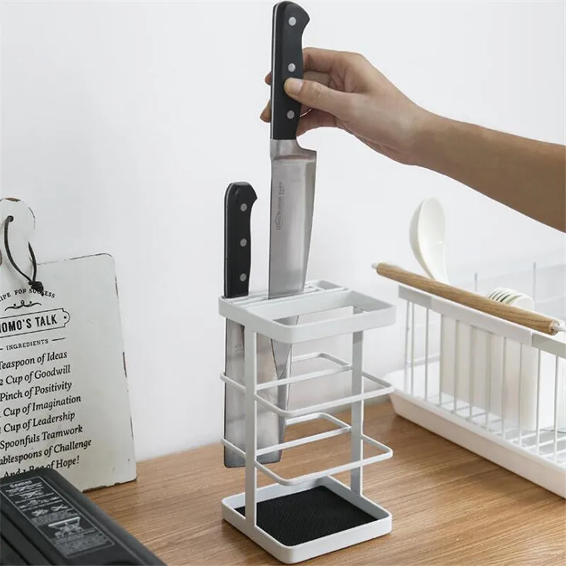 

1PC 2019 High-quality Storage Rack Kitchen Knife Chopsticks Drain Shelf Organization Multifunction Kitchen Tool Holder