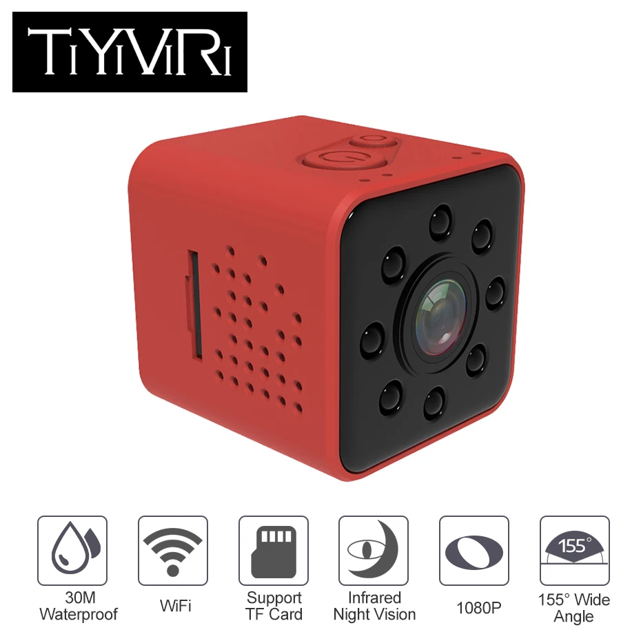 TiYiViRi SQ23 мини камера Hd Wifi Спортивная Full HD 1080P ночное видение видеокамера DVR видео
