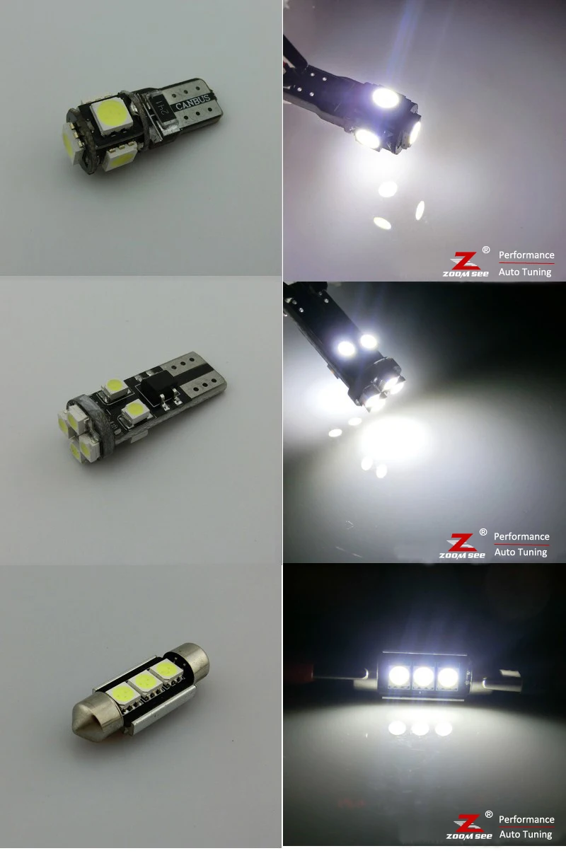 22 шт. x Canbus Error Free светодиодный внутренний купол свет полный комплект для Audi A4 S4 RS4 B6 B7 для салона седана только(2002-2008