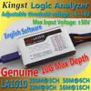 Kingst LA1010 analizador USB Logic 100M Frecuencia de muestreo 16 canales 10B muestras MCU ARM FPGA herramienta de depuración osciloscopios ► Foto 1/6