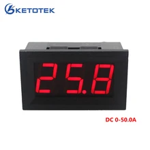 Display A LED rossi DC Amperometro Corrente Meter Panel Ampere Meter Digital Amperometro DC-50.0A