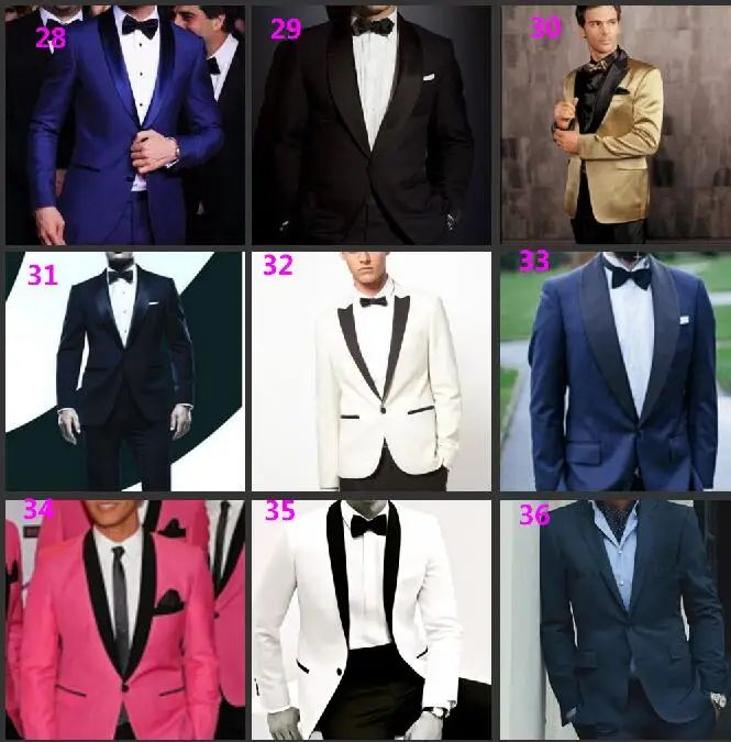  2018 Custom Made Custom-made Black Men's Suits White Waistcoat Tailcoat(Jacket+Pants+Bow Tie+Vest+H