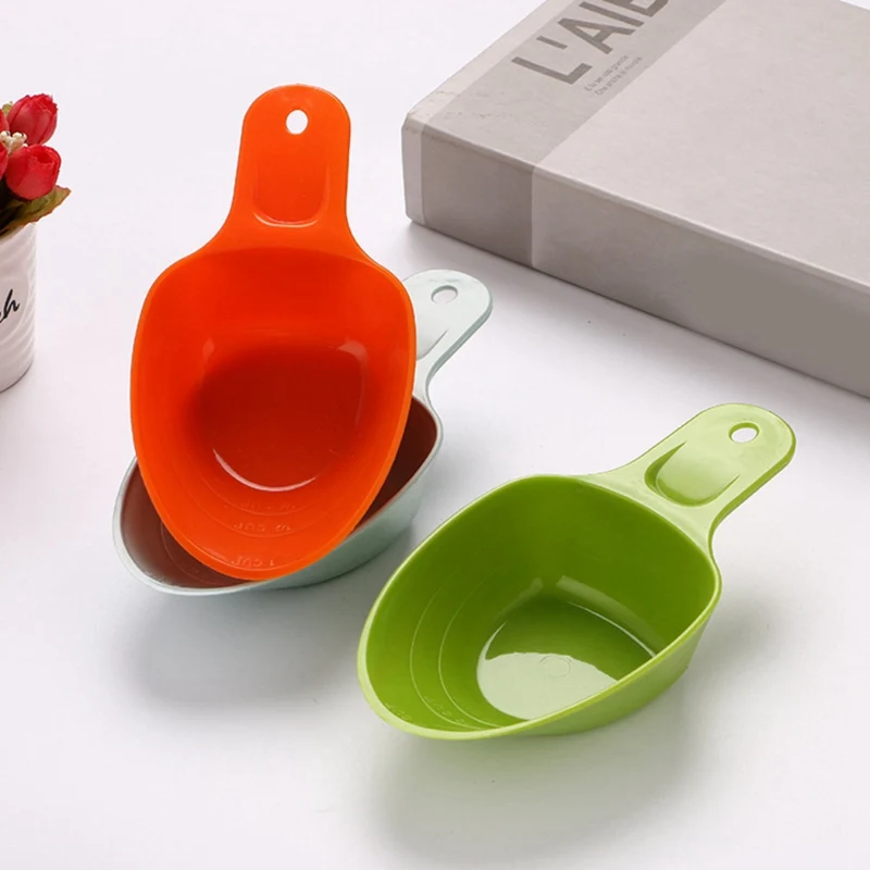 

Pet Food Shovel Dog Food Cat Food Shovel High-Quality Plastic Pets Dog Cat Food Spoon Shovel Utensils Preventing Over Feeding
