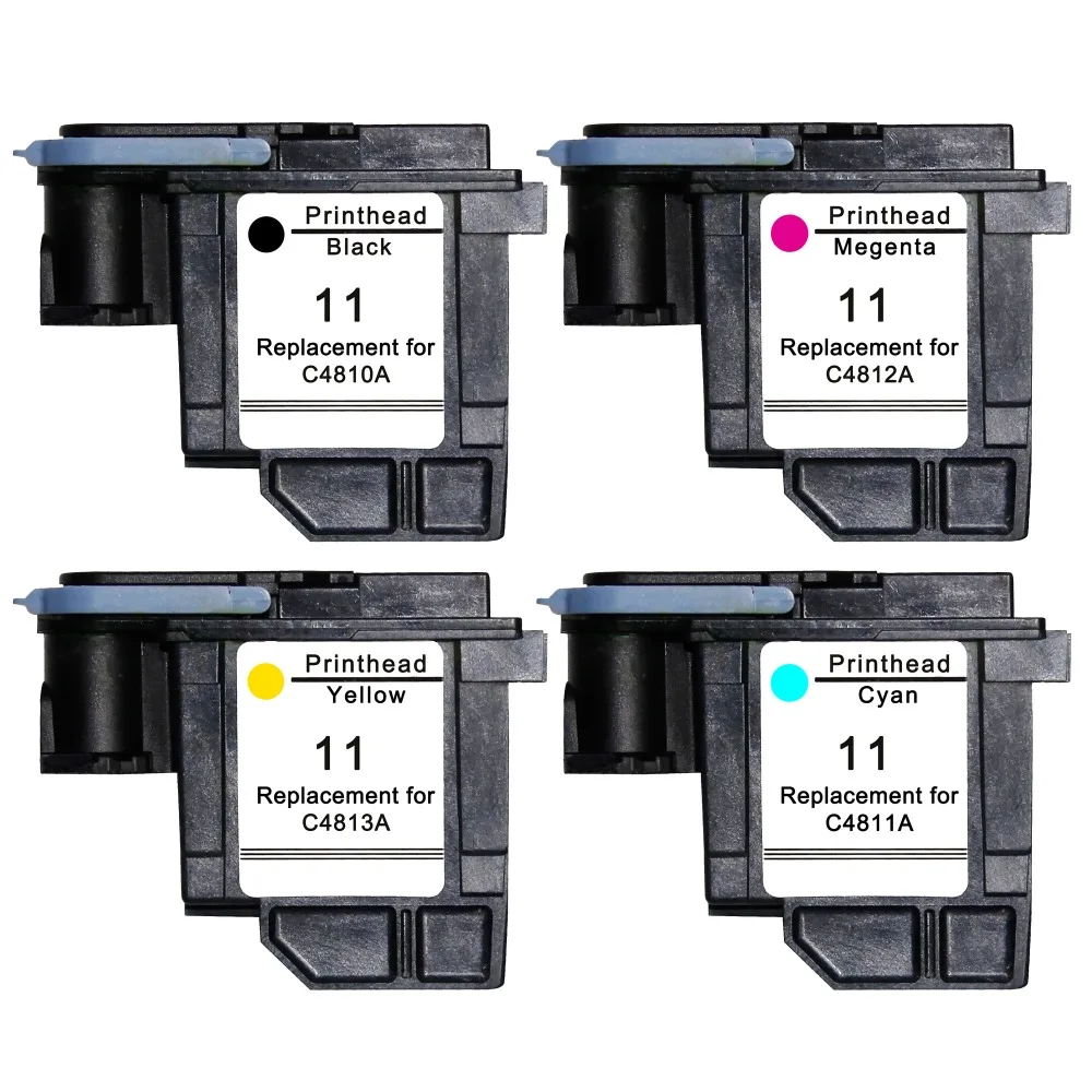 Ветеран C4810A C4811A C4812A C4813A для hp 11 печатающей головки hp 11 для hp Designjet 70 100 110 111 120 500 510 1100 печатающие головки принтера