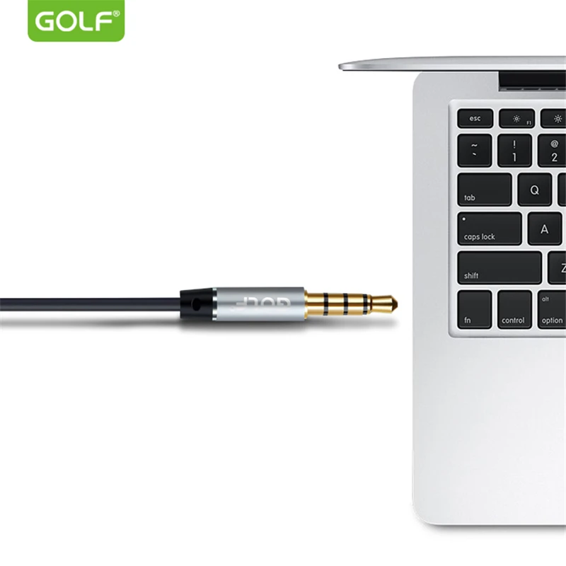 Аудиокабель GOLF с разъемом 3 5 мм штекер 1 м аудиокабель для iPhone автомобильные