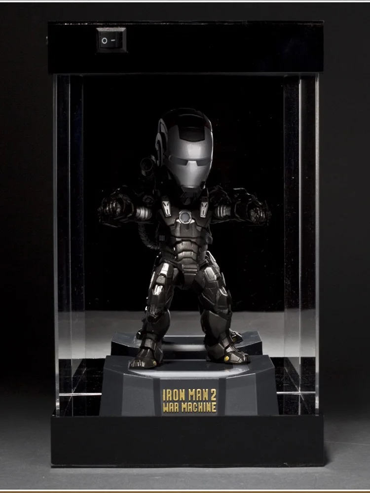 

Marvel Avengers War Machine MK2 Cartoon version with LED Display Box Collection Action Figure Model Toy