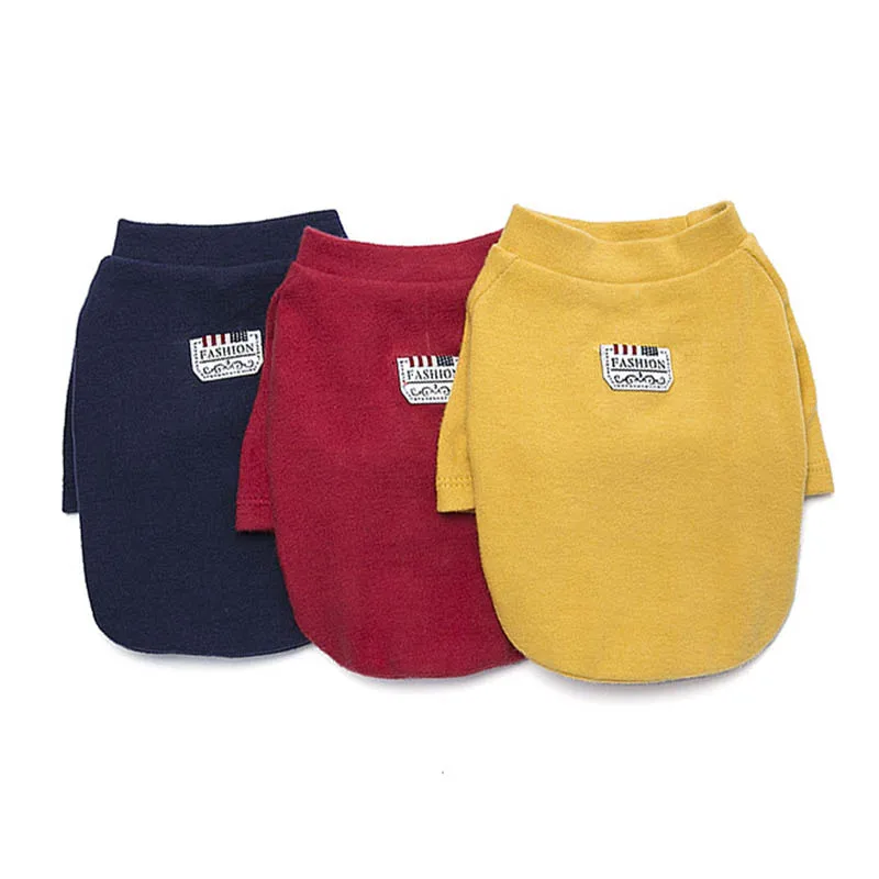 

Spring Autumn Pets Dogs Clothing Soft Cotton Puppy Dog Costume High Quality Dog Shirt Chihuahua Pet Clothes For Dogs Ropa Perro