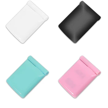 

2019 NEW 8LEDs Portable Foldable Cosmetic Mirrors Makeup Mirrors Lighted Beauty Vanity Mirror 4 color 10.8*8.25*1.5cm