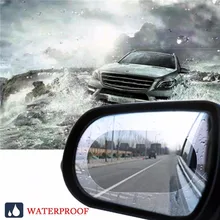 Bostar 2 шт. 14,5x10 см автомобиля анти туман непромокаемые зеркало заднего вида оконная защитная пленка Нано покрытие