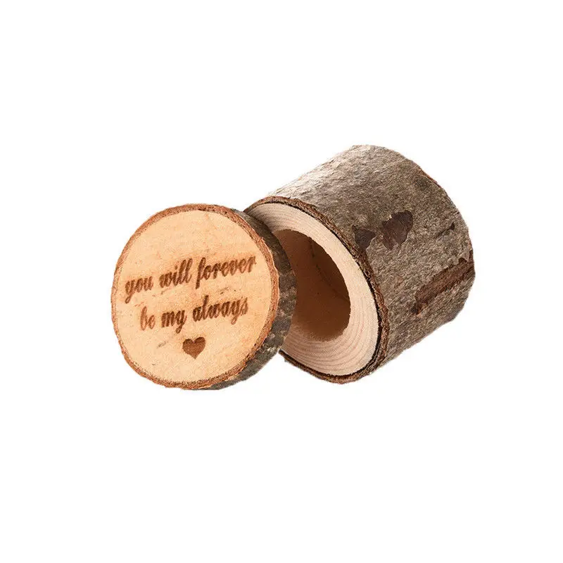 Custom Ring Box Personalized Wedding Valentines Engagement Wooden Ring Bearer Box Rustic Wedding Ring Box Holder