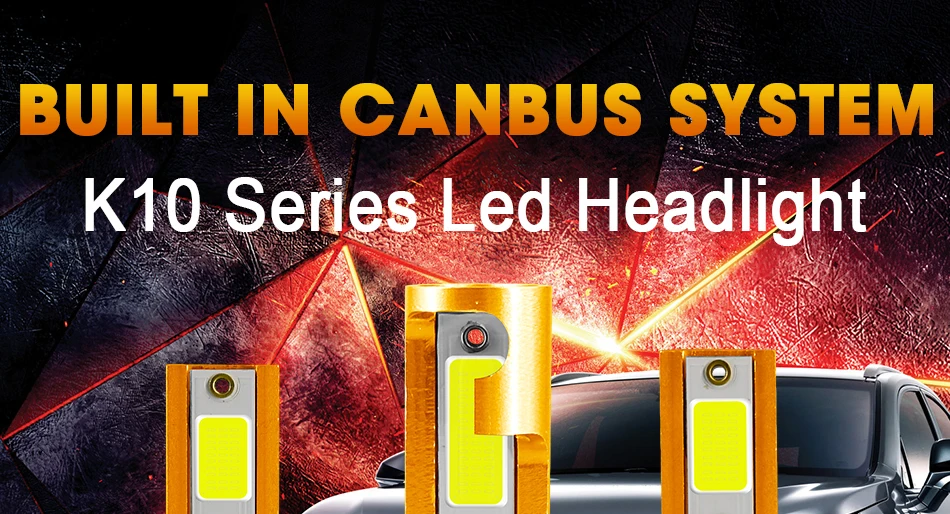 HLXG 2 шт. H1 H3 H4 H11 H7 Светодиодный лампочки CANBUS 12000LM 80 Вт Автомобильные фары комплект 6000K 4300K белый авто светодиодный 9005 9006 hb3 hb4 лампы