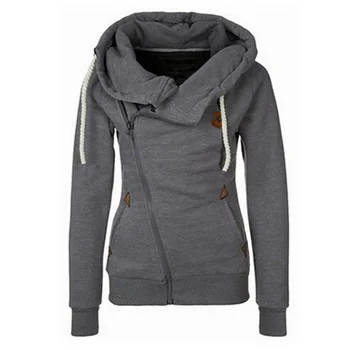 

Spring Zipper Warm Fashion Hoodies Women Long Sleeve Hoodies Jackets Hoody Jumper Overcoat Outwear Female Sweatshirts