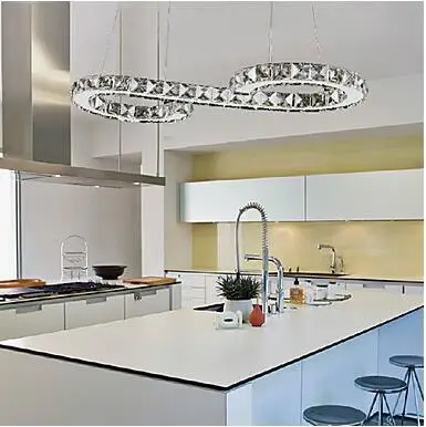 

24W Pendant Light , Modern/Contemporary Chrome Feature for Crystal / LED Metal Living Room / Dining Room LAMP pendant light LED