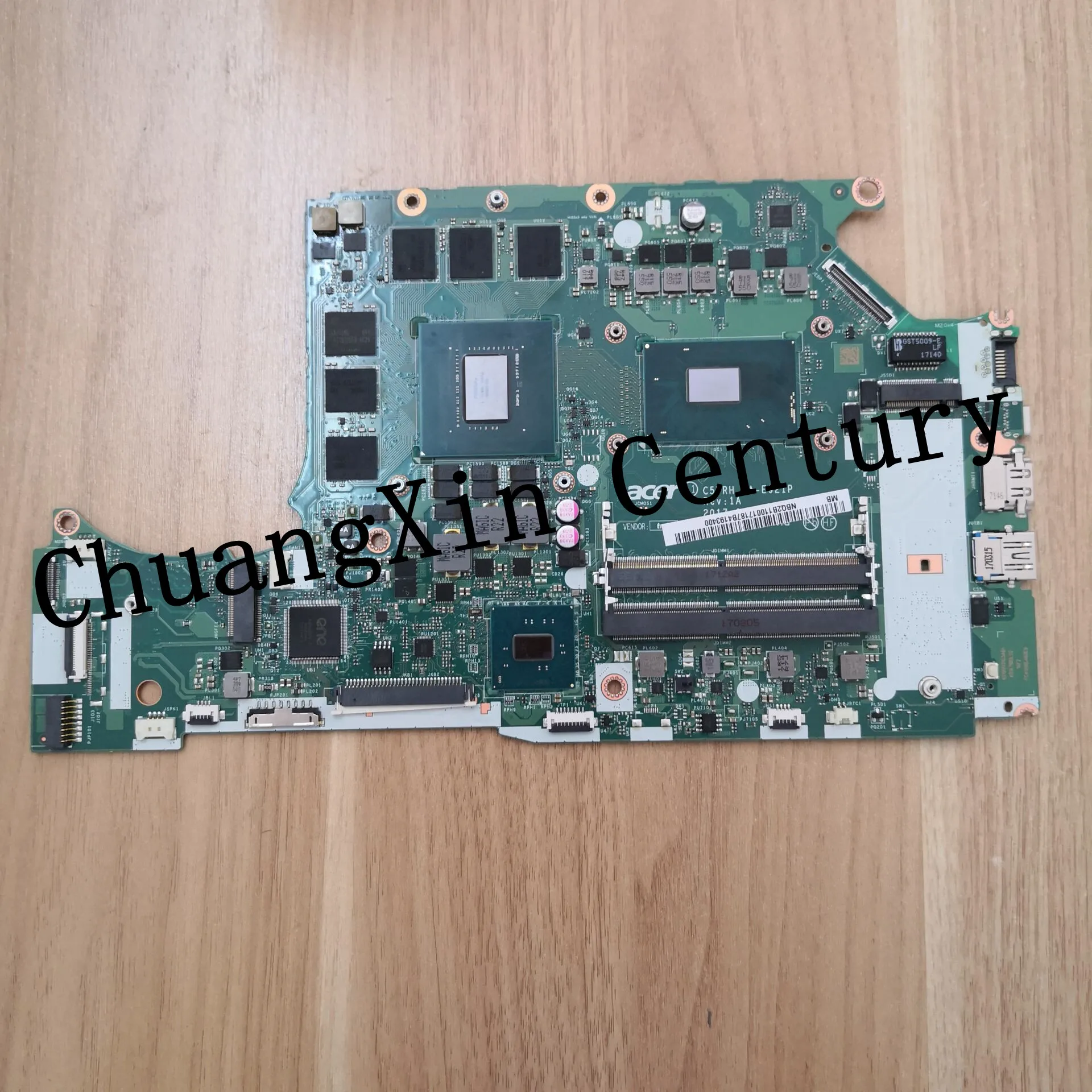

For C5PRH LA-E921P For Acer Predator Helios 300 G3-571 MBDUMMY057 Laptop Motherboard With i7 CPU GTX 1060 GPU DDR4 100% test