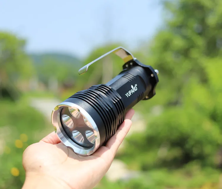 YUPARD высокое Мощность яркий 5x XM-L2 светодио дный 7000 лм светодиодный фонарик факел прожектор Прожектор супер T6 18650 рыбалка кемпинг
