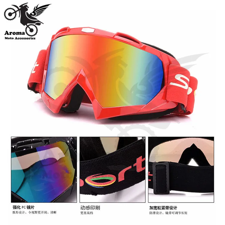 Óculos para Motociclismo Óculos de Corrida Acessório para Motocross Dirt Bike Road mx Off 8 High Quality Automóveis e motos