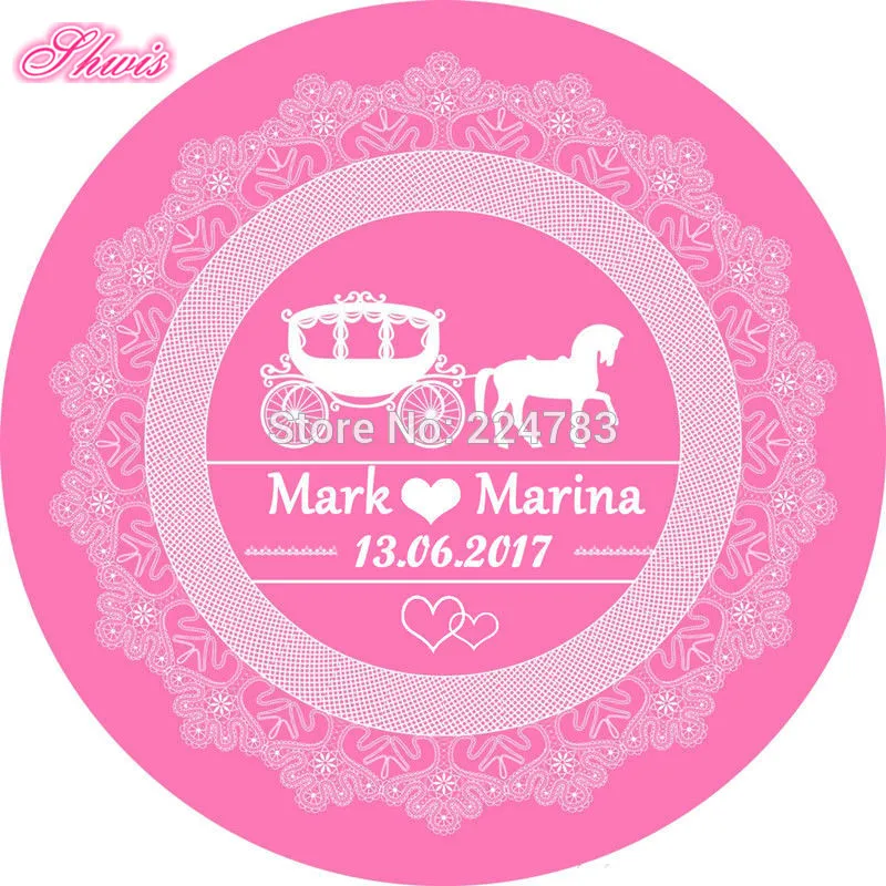 

100pcs Personalized Wedding Favors Envelope Seals Wedding Stickers Gift Labels favors tag Boda Bomboniere Matrimonio etiqueta