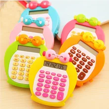 Pocket Cartoon Mini Calculator Handheld Pocket Type Coin Batteries Calculator