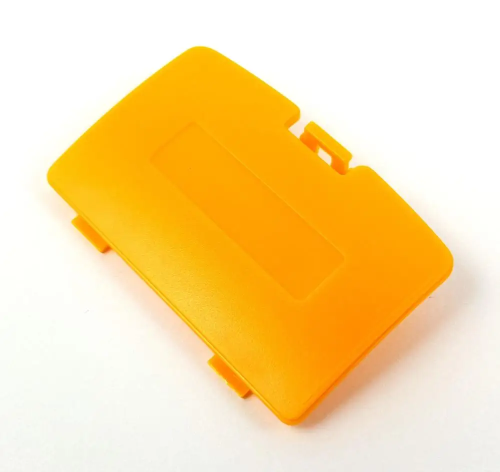 2 шт. Крышка батарейного отсека Ремонт Замена для Nintendo Запчасти для Gameboy консоль GBC черный белый прозрачный синий - Цвет: orange