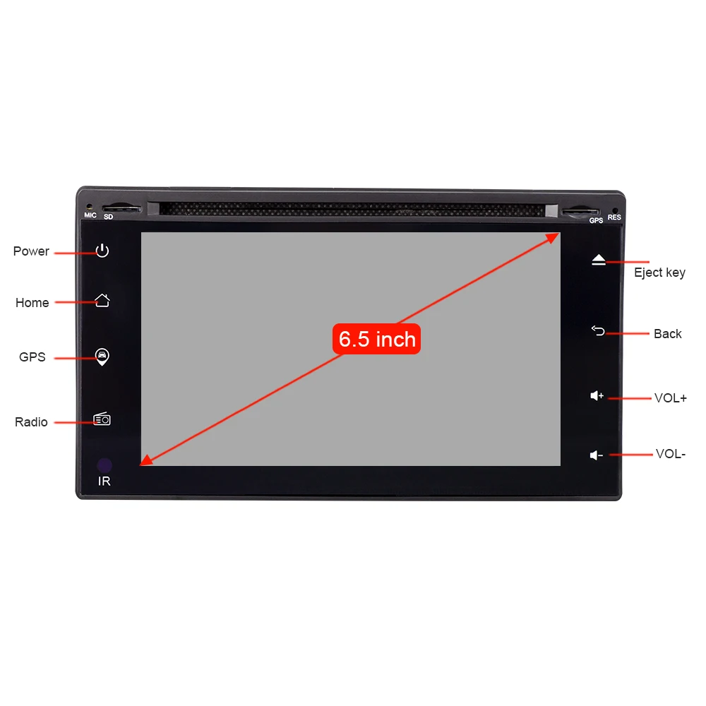 Flash Deal Eunavi 2 Din 6.2