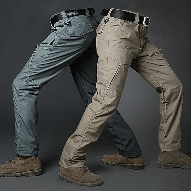 Waterproof War Game Cargo pants mens silm Casual Pants