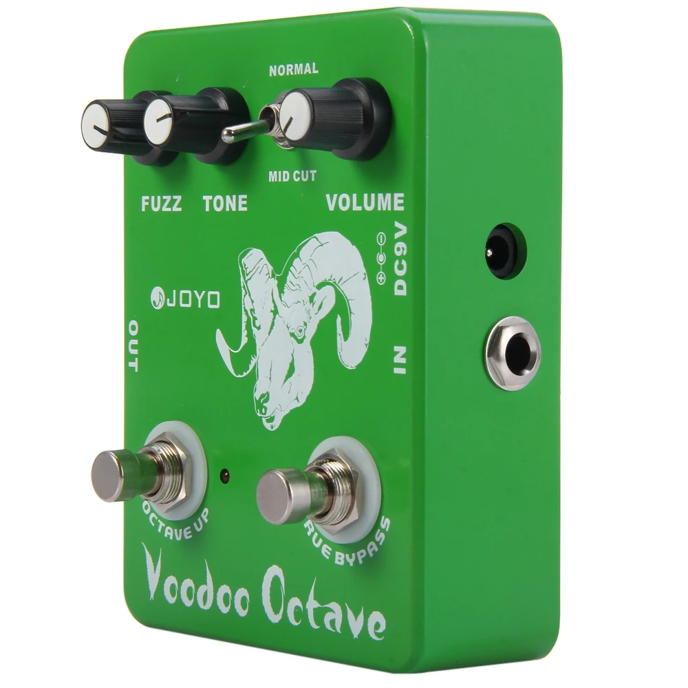 Voodoo Octave Fuzz педаль эффектов для электрогитары настоящий Обход Дизайн бас