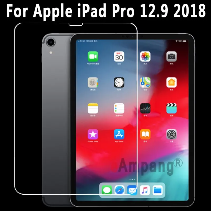 2 шт 9H HD Закаленное стекло протектор экрана для Apple iPad Pro 12,9 стекло для iPad Pro 12,9 A1670 A1671 - Цвет: Pro 12.9 2018 2PCS