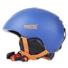 PROPRO All-in-one Skiing Helmet with Inner Adjustable Buckle Liner Cushion Layer Sports Safety Skiing Helmets ABS Plastic