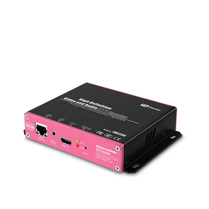 FMUSER FBE200-H.264-LAN 5 шт. H.264 HDMI HD декодер потокового вещания кодирующее устройство телевидения по протоколу Интернета RTMP HTTP RTSP UDP