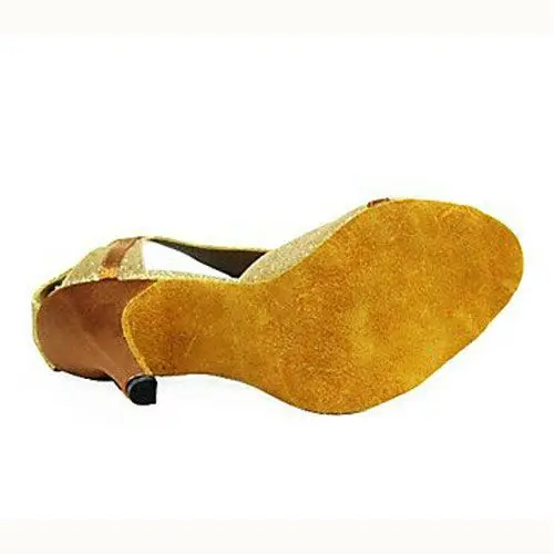 Cdso/ и розничная ; обувь для сальсы на высоком каблуке; Женская атласная обувь для латинских/золотых танцев
