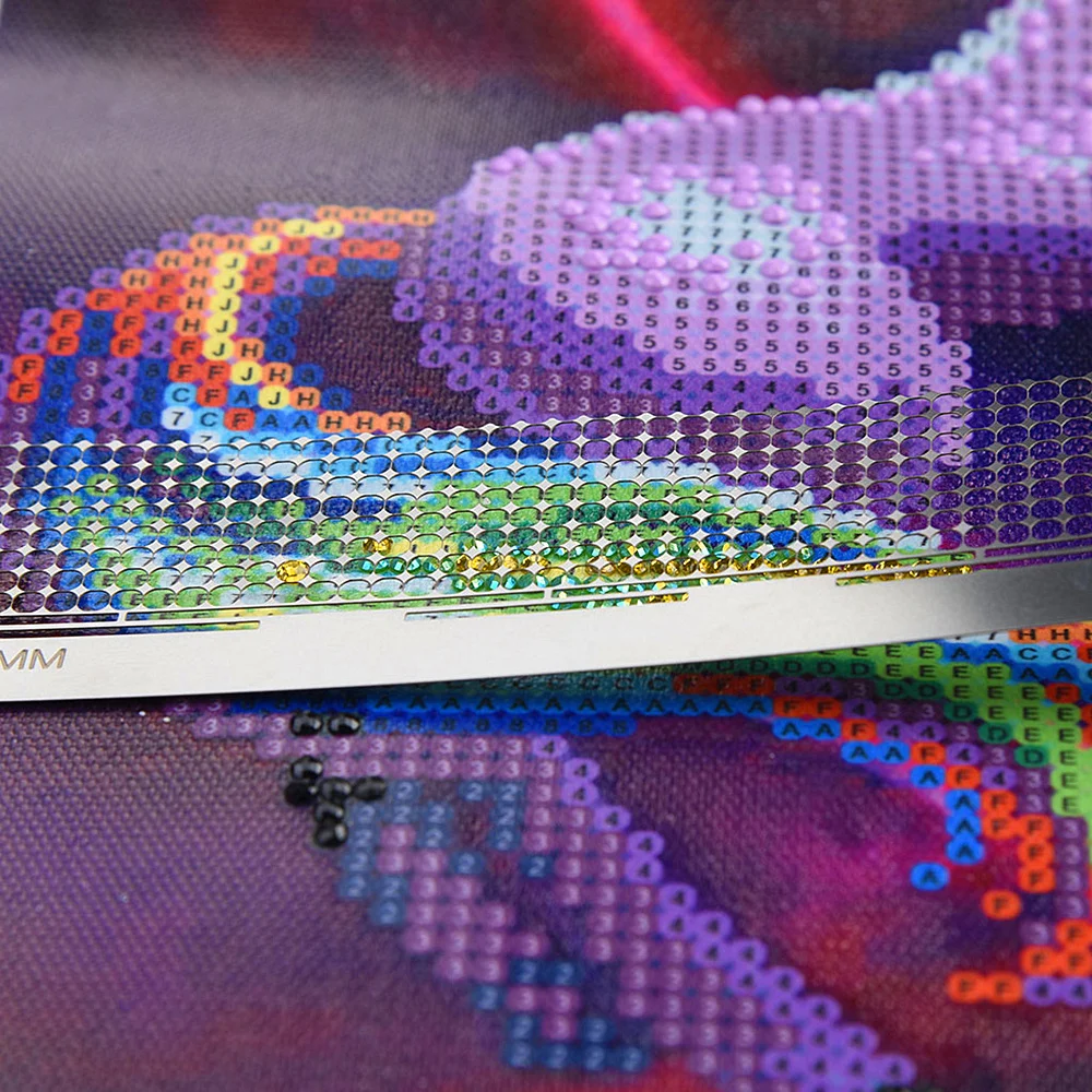 Алмазная вышивка клейкая паста Dotting Rhinestone Point антипригарное сверление линейка