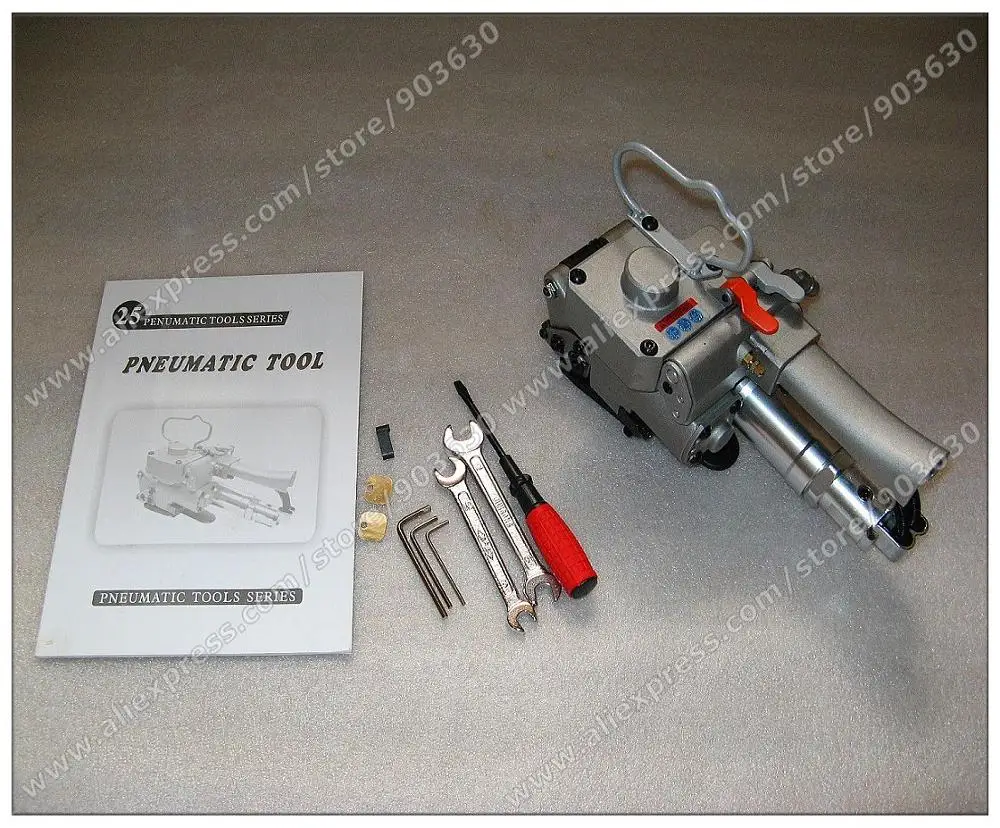 

HandHeld XQD-19/25 Pneumatic Strapping tool Packing Strapping Machine for PP PET Plastic 1/2INCH to 3/4INCH Tension 3500N