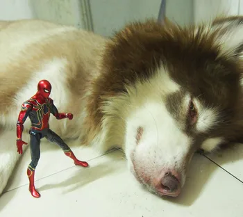 

Avenger League 3 Spider man start modeling gifts for children's toys 16CM Infinity War PVC Figure