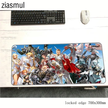 

lineage 2 mouse pad 700x300x3mm mats Gorgeous Computer mouse mat gaming accessories Cartoon mousepad keyboard games pc gamer