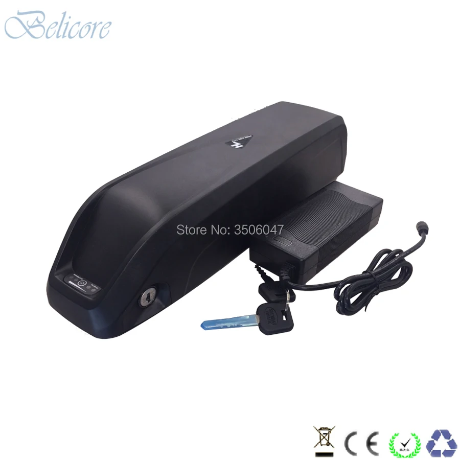 

EU US free tax and duty 24v shark electric bike battery 24v 12ah 13ah 15ah 20ah hailong down tube e-bike battery+3A charger