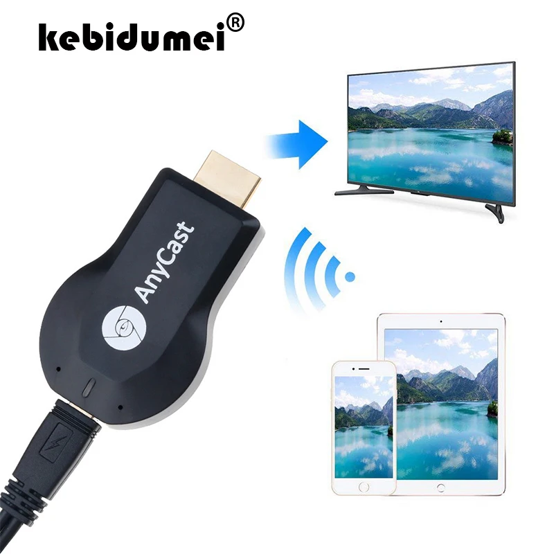 Kebidumei HDMI TV Stick беспроводной ключ доступа к Dongle для AnyCast M2 Airplay WiFi Дисплей приемник