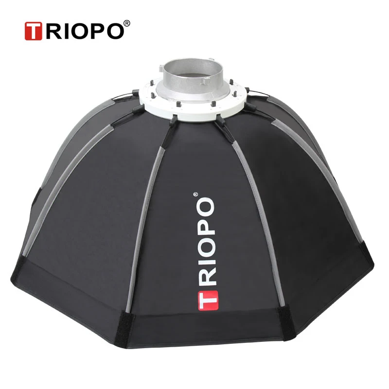 Goede Triopo 90cm Foto Portabe Bowens Mount Softbox w Honeycomb Grid K90 Octagon Paraplu Outdoor Soft Box voor Godox jinbei Strobe