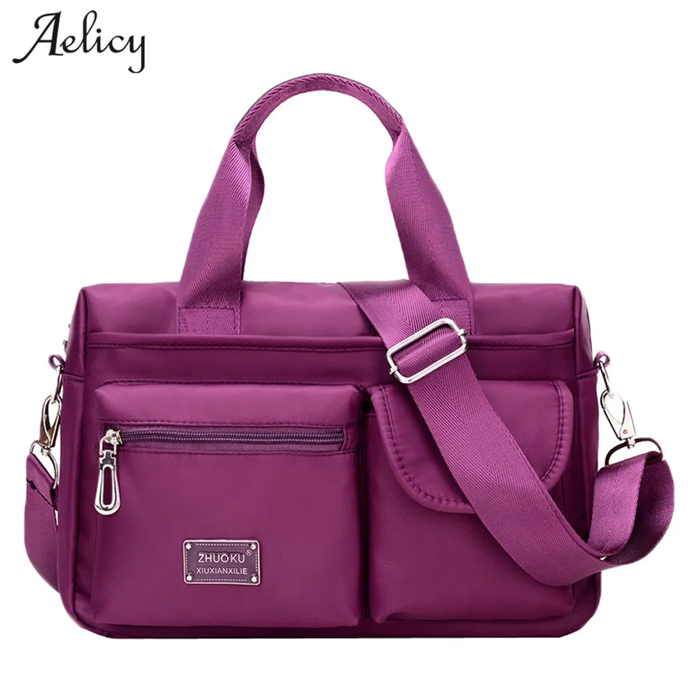 Aelicy, новинка, женские сумки-мессенджеры, сумки для покупок, для путешествий, Нейлоновые женские сумки на плечо, женская сумка-тоут, большая сумка через плечо