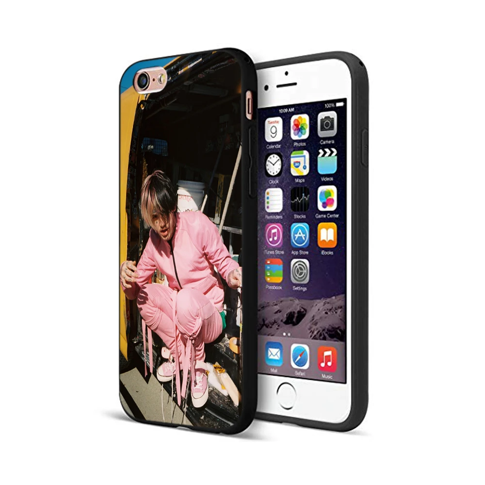 Черный ТПУ чехол для iphone 5 6 6s 7 8 plus x 10 силиконовый XR XS 11 pro MAX lil peep|Бамперы| |