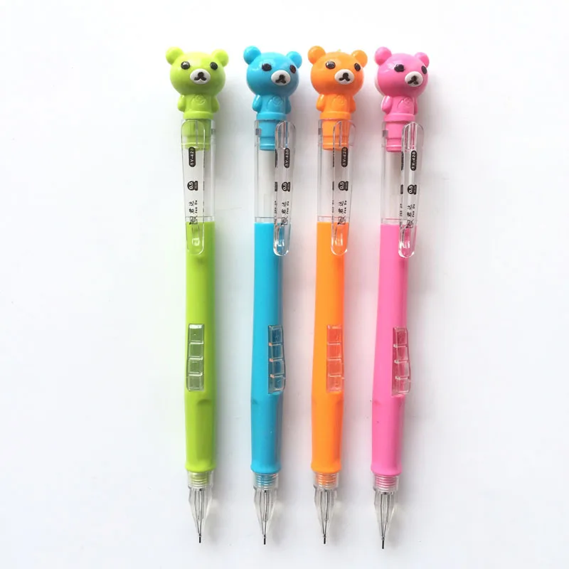 2pcs/1 lot Kawaii love Cute Bear Mechanical Pencils School Office