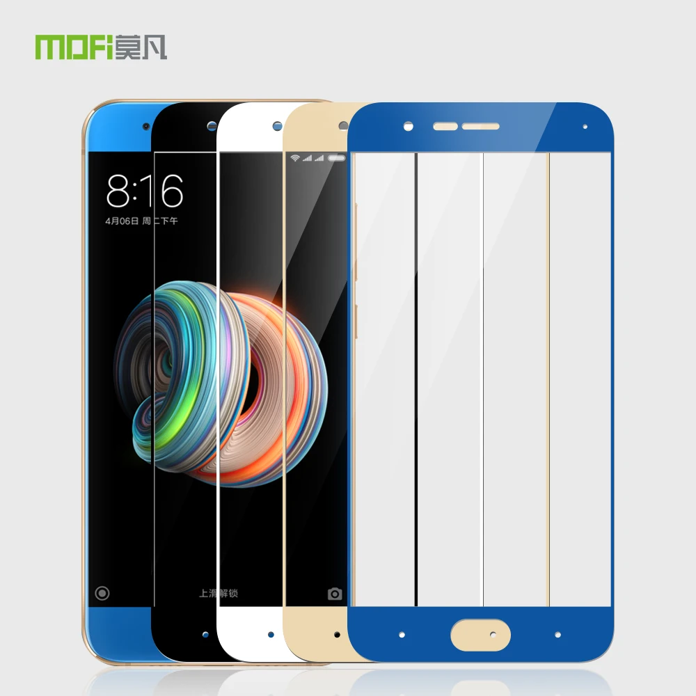 

Mi Note 3 glass tempered MOFi original for xiaomi mi note 3 screen protector film full cover white black gold blue protection