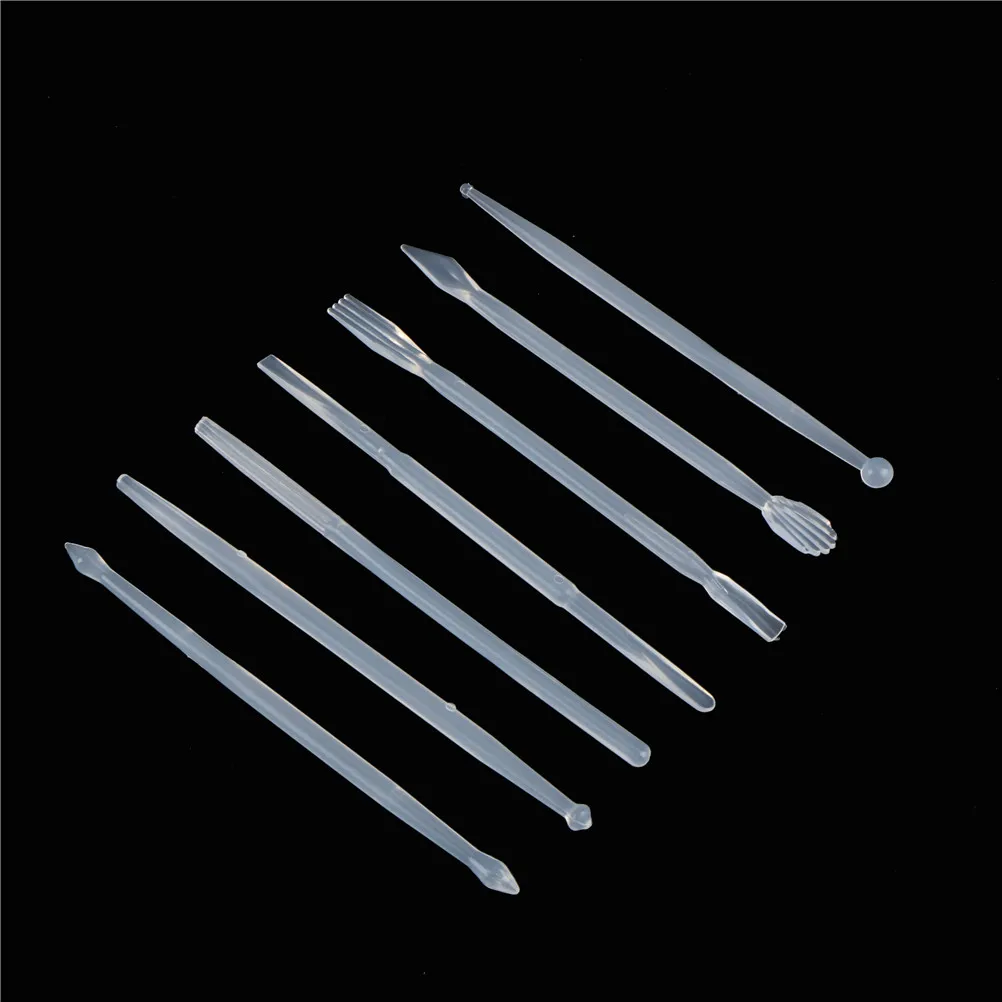 

2018 14Pcs Plastic Carving Clay Sculpting Shaper Set craft Wax Polymer Pottery Modeling Tools kitchen decorating Color Random