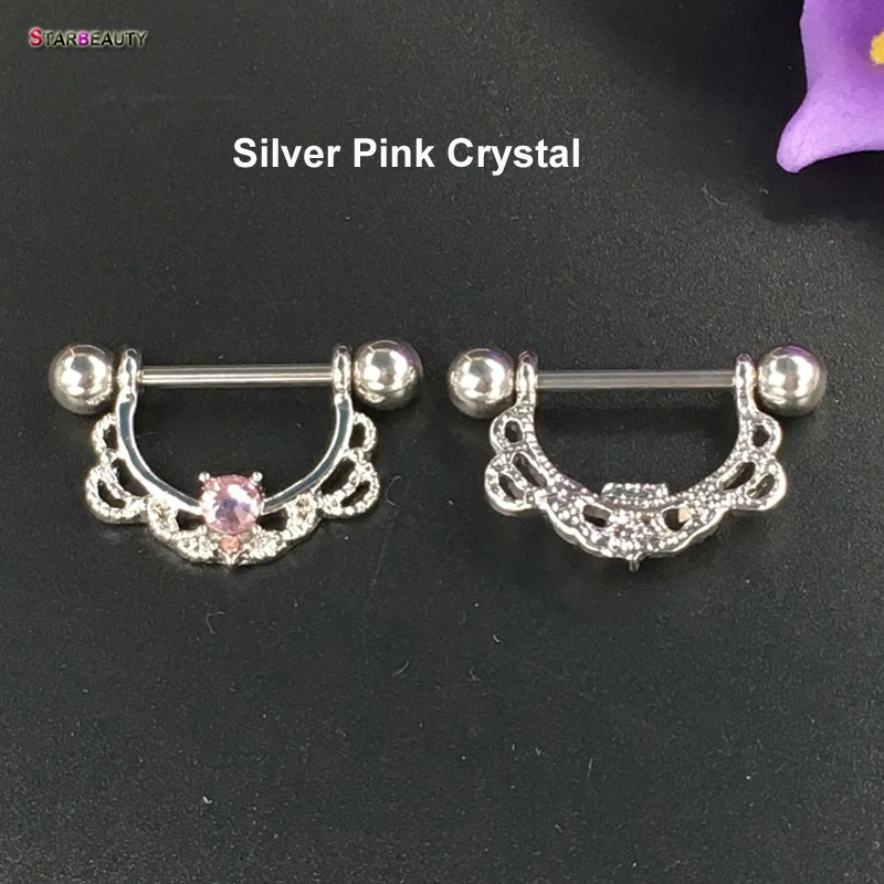 FECTAS 14G Nipple Rings Shields Piercing Barbells Kit Stainless Steel Nipplerings for Men Women Silver Rose Gold FECTAS 14G Nipple Rings Shields Piercing Barbells Kit Stainless Steel Nipplerings for Men Women Silver Rose Gold
