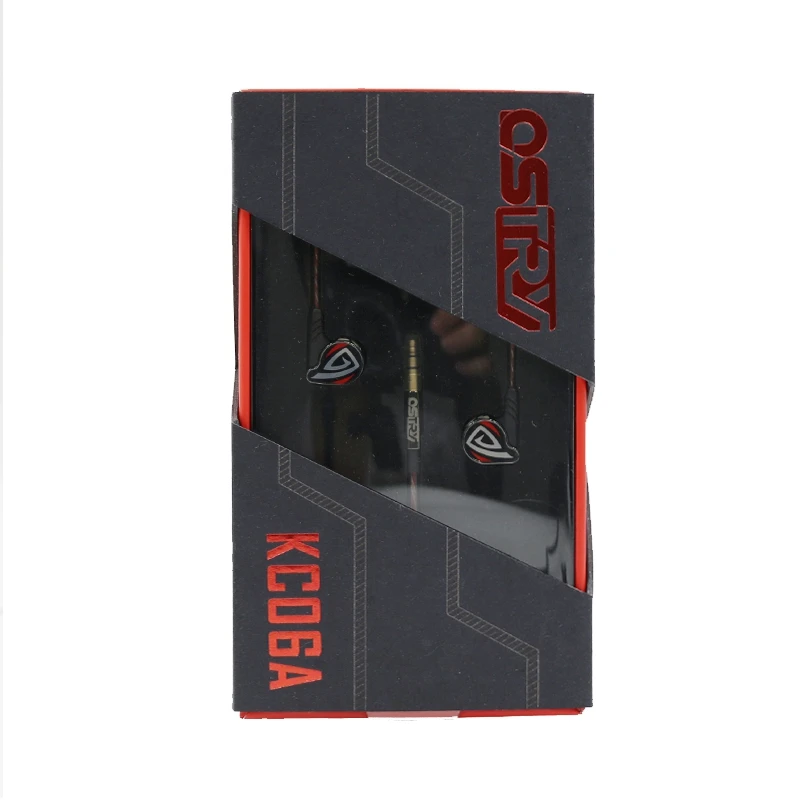 Processo de Revestimento de Vácuo Fone de Ouvido com Fio Fones de Ouvido Kc06a + Os100 Plugue de 3.5mm Ostry Opções Dinâmico Hifi Os200 Os300 - Image 5